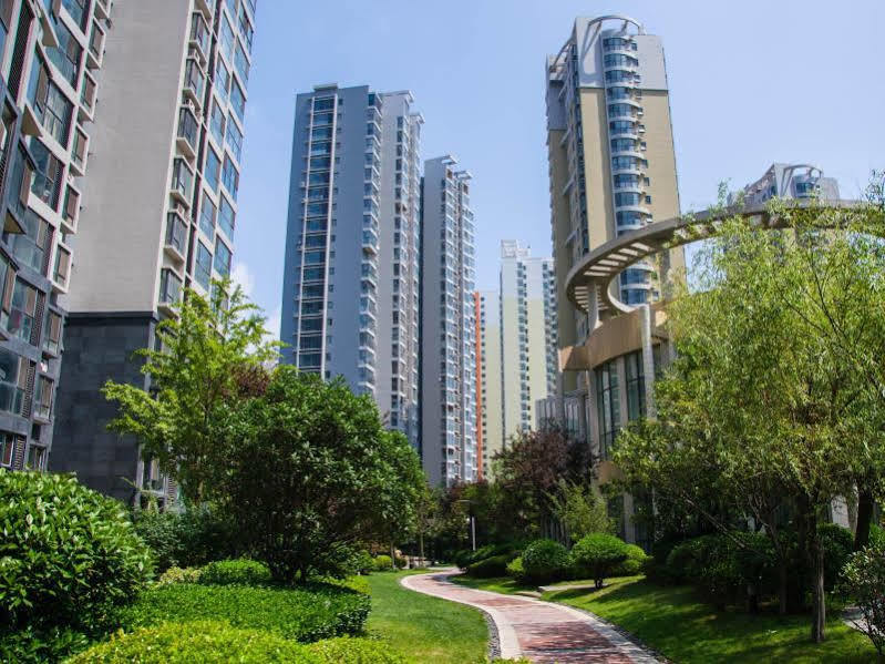 Qingdao Ssc Boutique Apartment Exteriör bild
